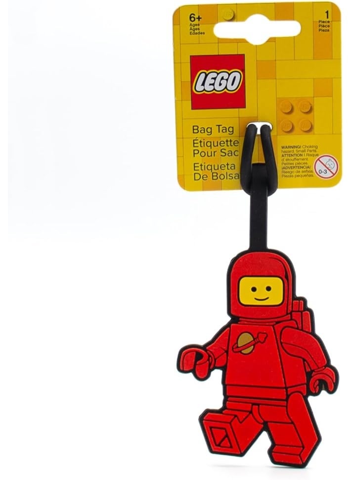 Lego IQ Minifigures Bag Tag Spaceman (Red) - Image 1